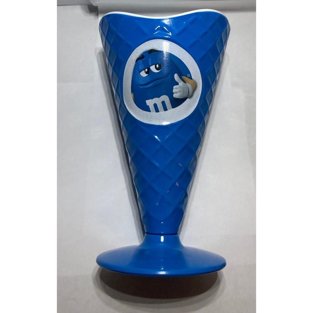 RARE! M&M Blue Waffle Cone Cup